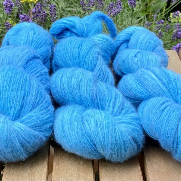 Kuschelwolke Merino|Seide|Kaschmir 50g - semi solid - Swimmingpool