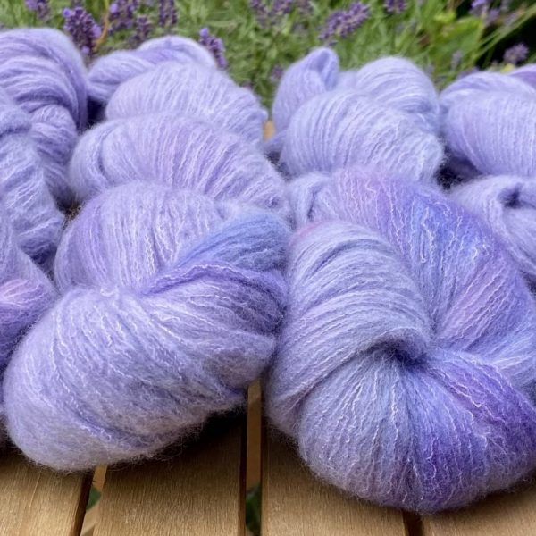 Kuschelwolke Merino|Seide|Kaschmir 50g - semi solid - Soft Lilac