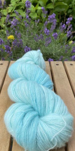 Kuschelwolke Merino|Seide|Kaschmir 50g - semi solid - Lagoon Breeze
