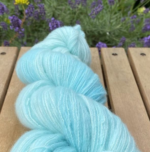 Kuschelwolke Merino|Seide|Kaschmir 50g - semi solid - Lagoon Breeze