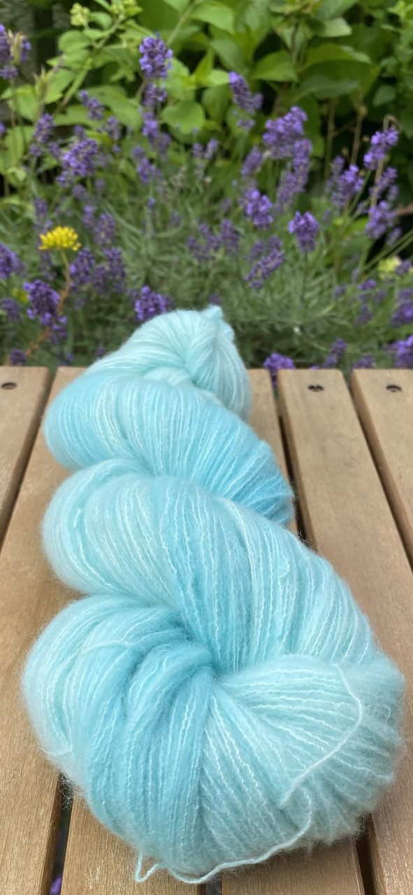 Kuschelwolke Merino|Seide|Kaschmir 50g - semi solid - Lagoon Breeze