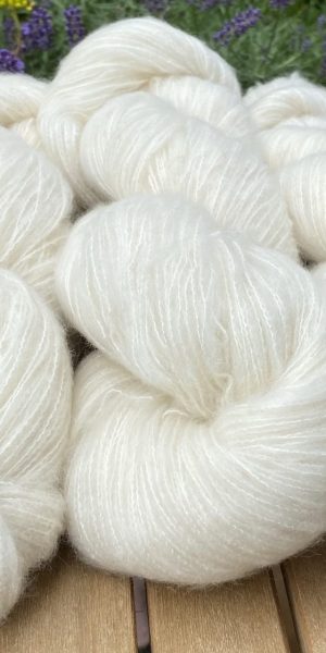 Kuschelwolke Merino|Seide|Kaschmir 50g - Natural