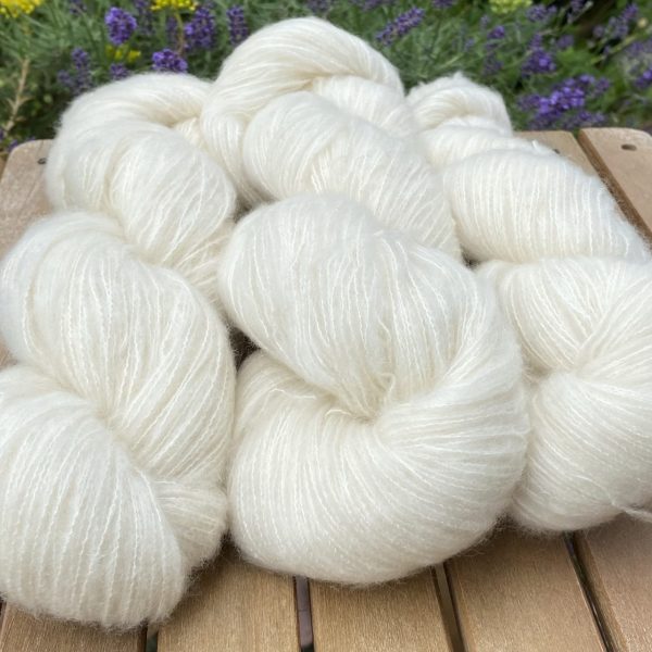 Kuschelwolke Merino|Seide|Kaschmir 50g - Natural