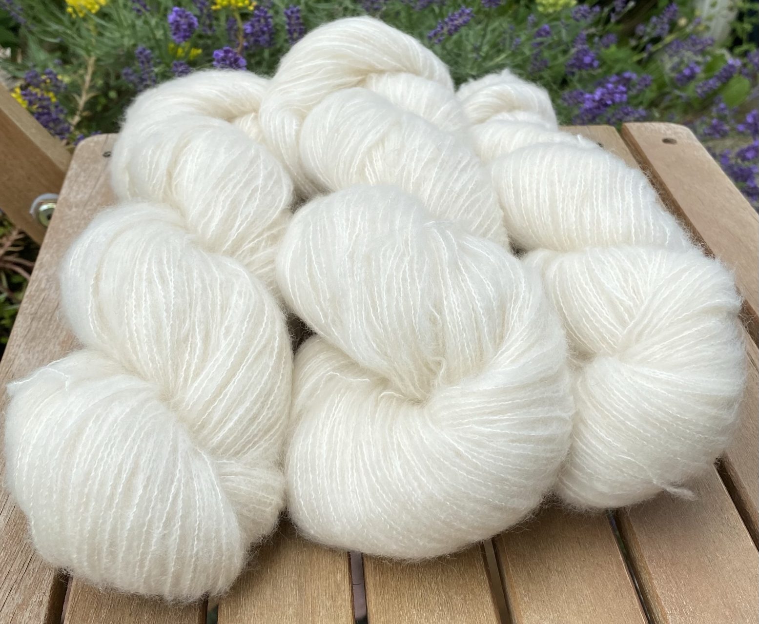Kuschelwolke Merino|Seide|Kaschmir 50g - Natural