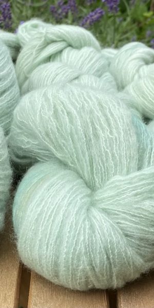 Kuschelwolke Merino|Seide|Kaschmir 50g - semi solid - Mint Cloud