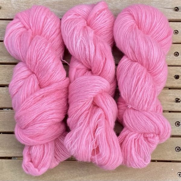 Kuschelwolke Merino|Seide|Kaschmir 50g - semi solid - Sweetheart Pink