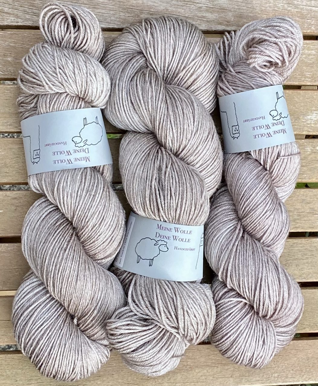 MerinoSeide 70/30 - semi solid - Greige