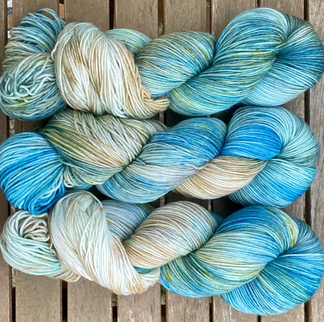 4-fach Sockenwolle fine - Beachday – Bild 3