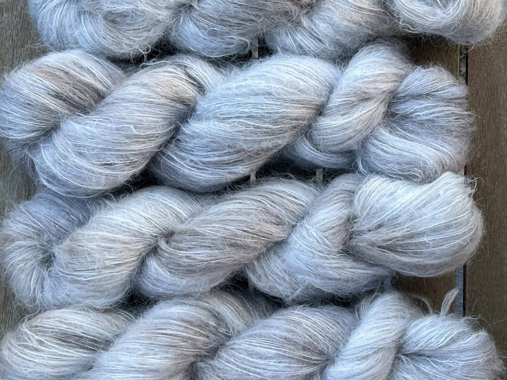 Federleicht Baby Suri|Seide 50g - Frosted – Bild 2