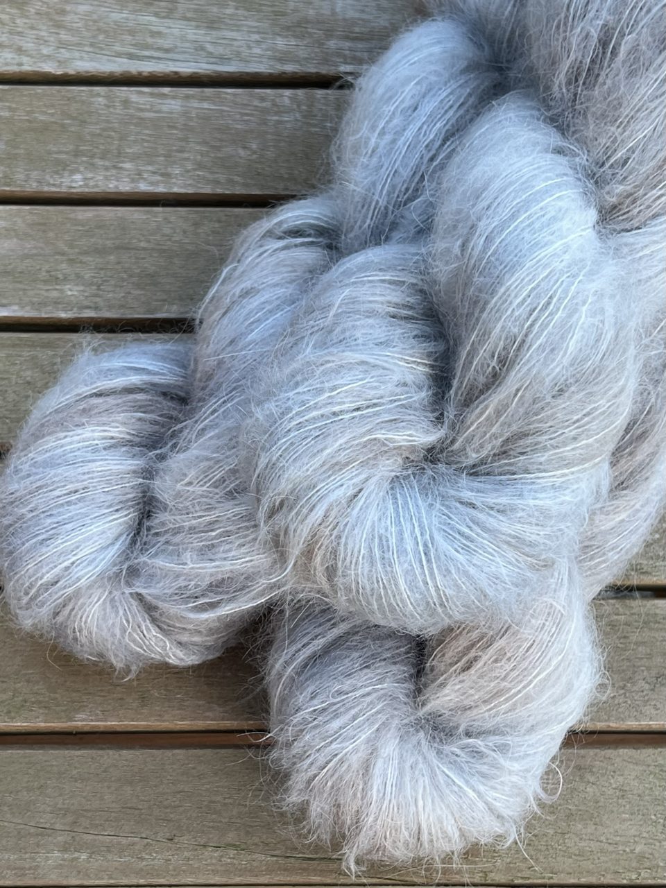 Federleicht Baby Suri|Seide 50g - Frosted – Bild 3