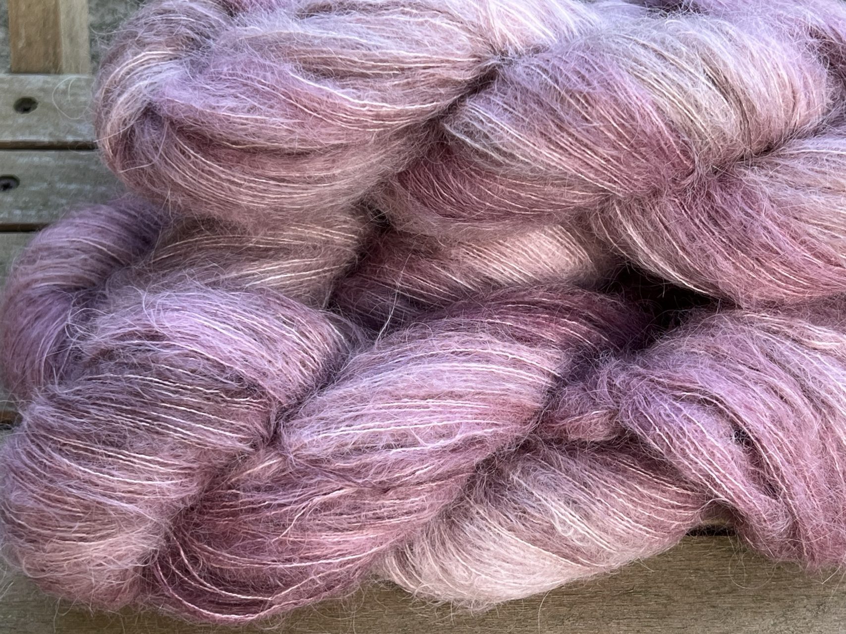 Federleicht Baby Suri|Seide 50g - Forgotten Blossom – Bild 5