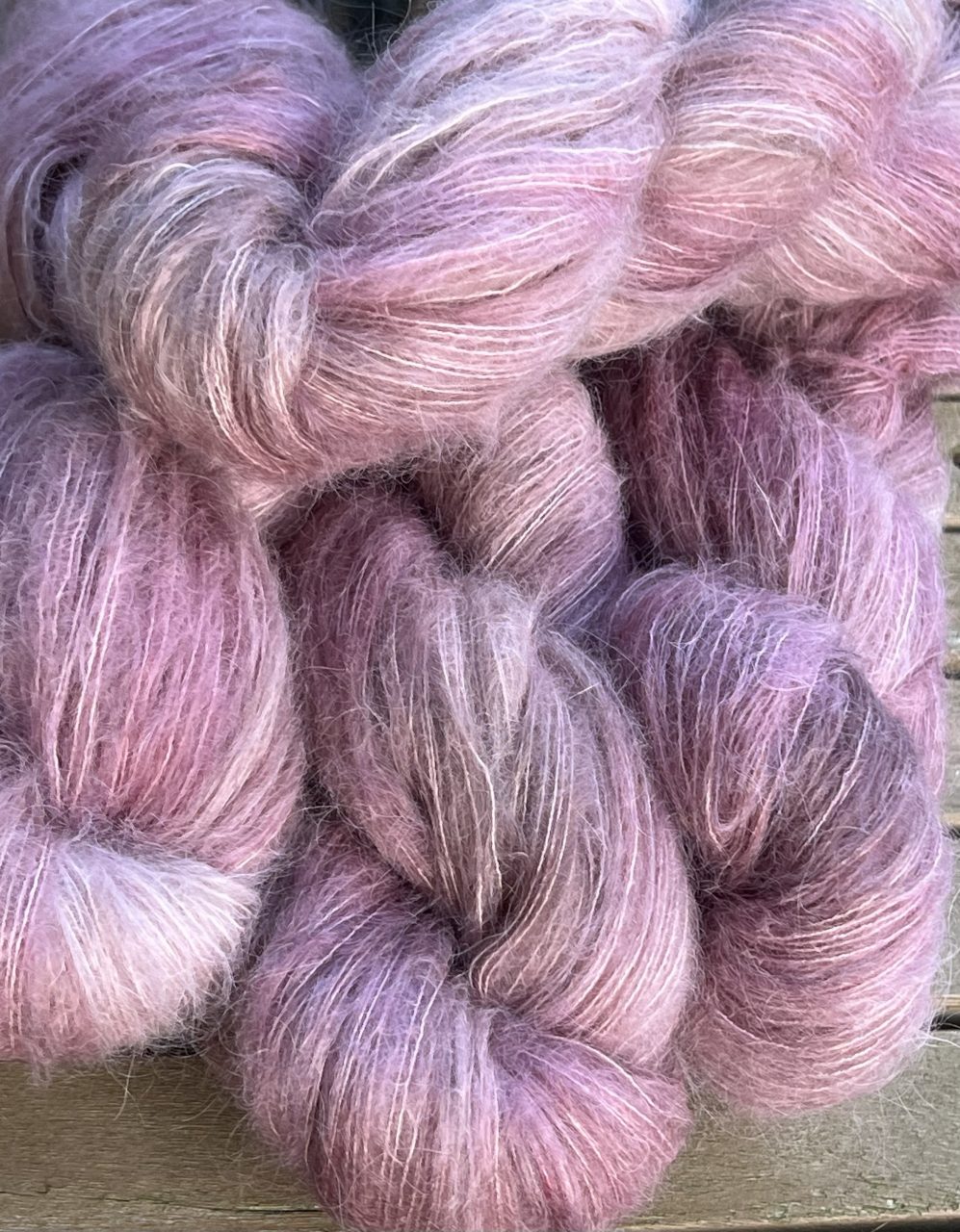 Federleicht Baby Suri|Seide 50g - Forgotten Blossom – Bild 6