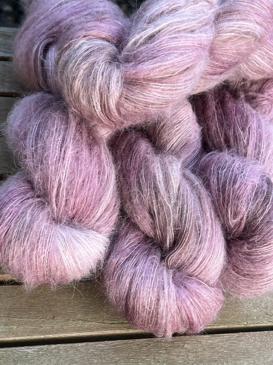 Federleicht Baby Suri|Seide 50g - Forgotten Blossom – Bild 2