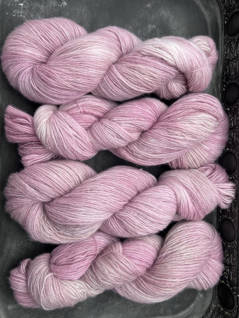 Kuschelwolke Merino|Seide|Kaschmir 50g - Powdered Rose – Bild 3