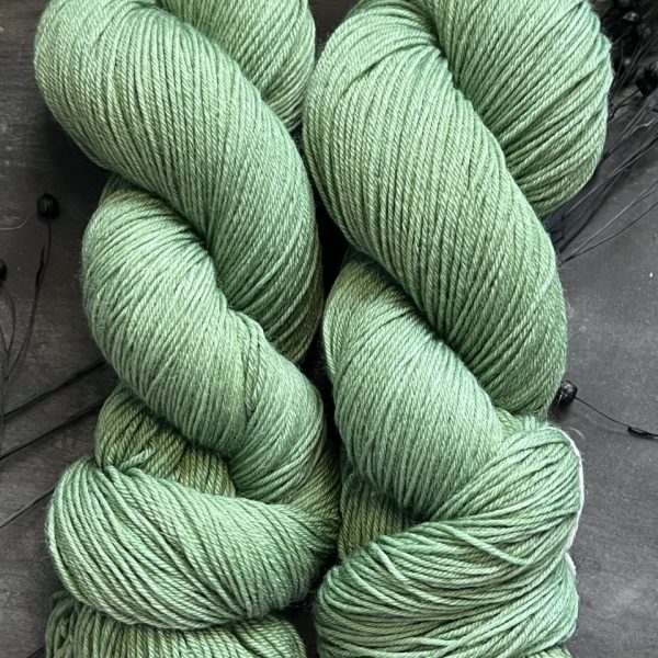 4-fach Sockenwolle fine - semi solid - Mint Cloud