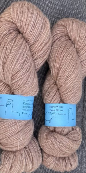Kuschelwolke Merino|Seide|Kaschmir 50g - semi solid - Muted Truffle light