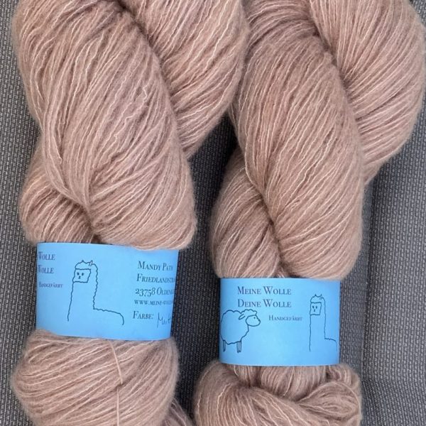 Kuschelwolke Merino|Seide|Kaschmir 50g - semi solid - Muted Truffle light