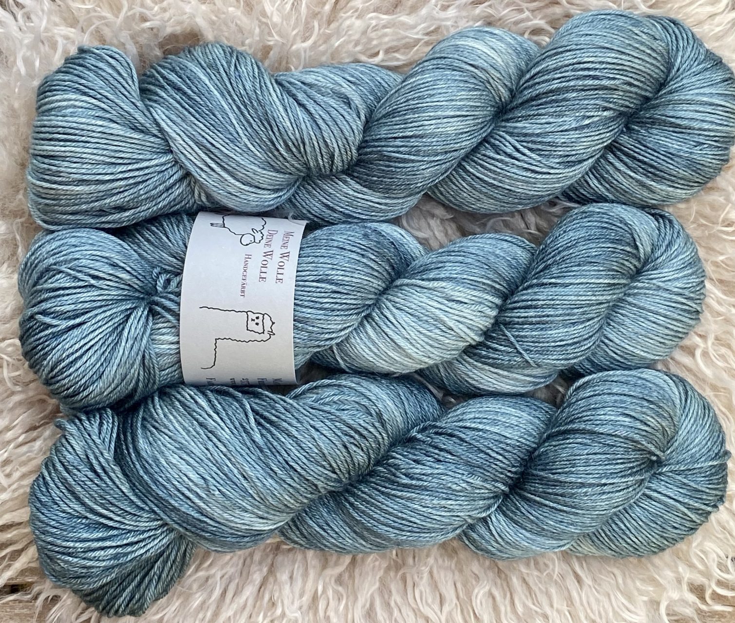 MerinoSeide 70/30 - semi solid - Zeder – Bild 3