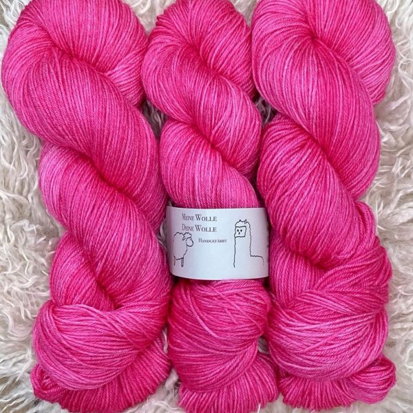 MerinoSeide 70/30 - semi solid - Pink Fusion