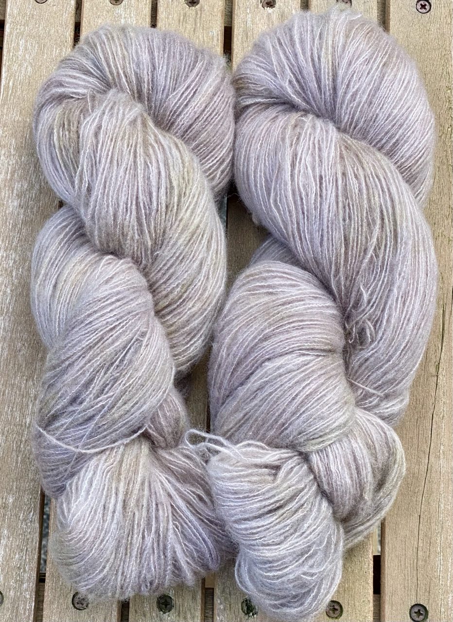 Kuschelwolke Merino|Seide|Kaschmir 50g - semi solid - Carrara