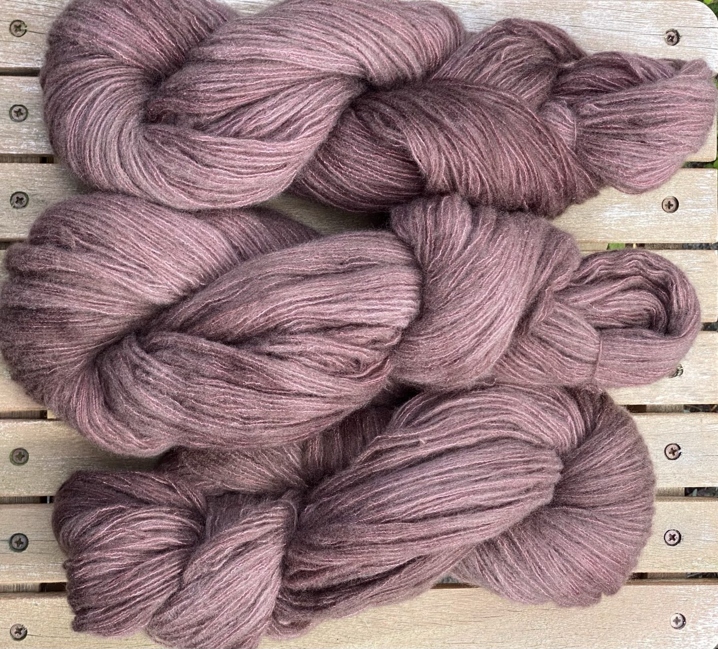 Kuschelwolke Merino|Seide|Kaschmir 50g - semi solid - Warm Chocolate – Bild 3