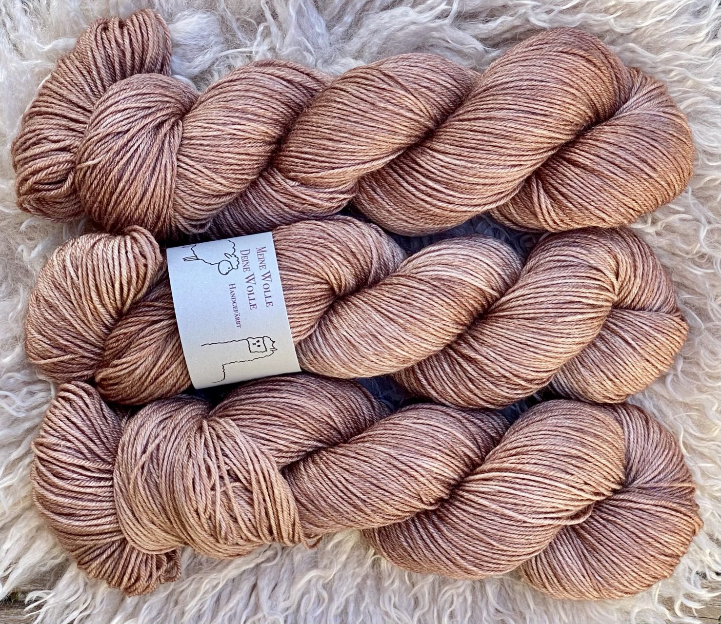 MerinoSeide 70/30 - semi solid - Muted Truffle – Bild 3