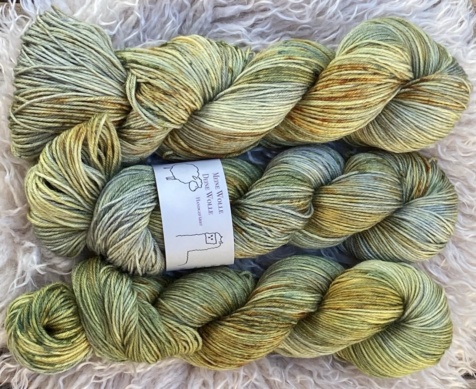 MerinoSeide 70/30 - Patina Verde – Bild 3