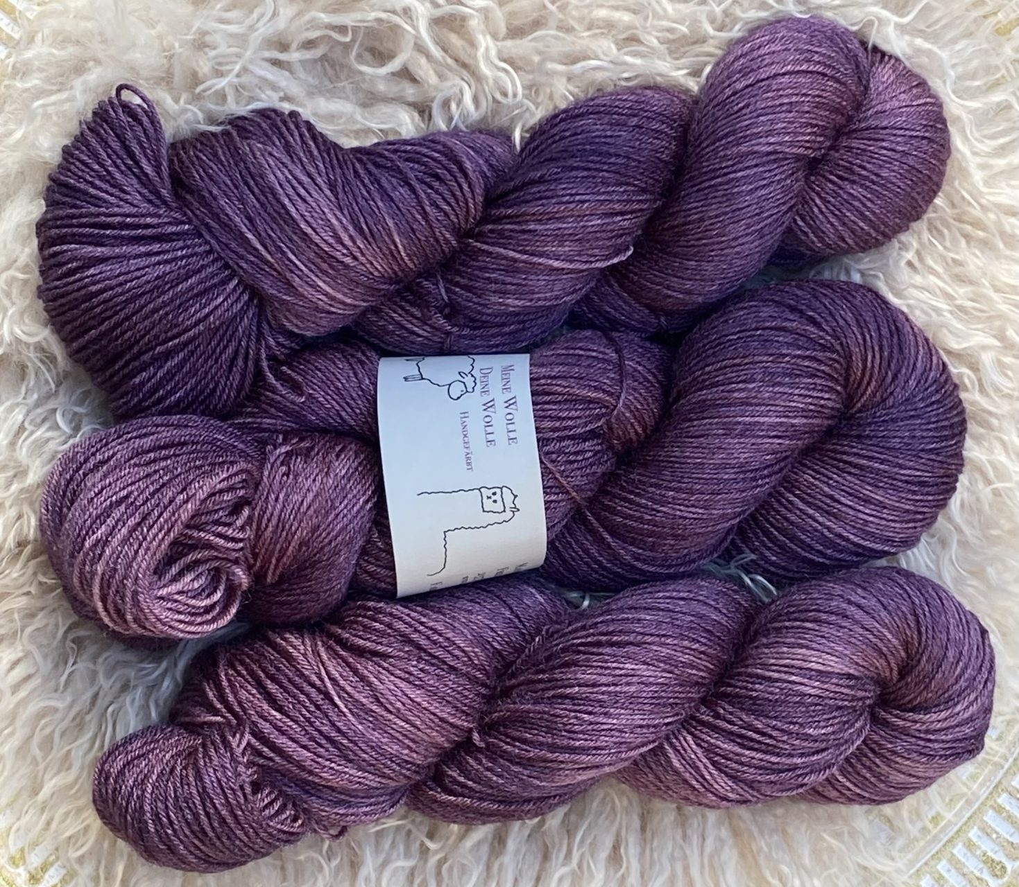 MerinoSeide 70/30 - semi solid - Velvet Night – Bild 3