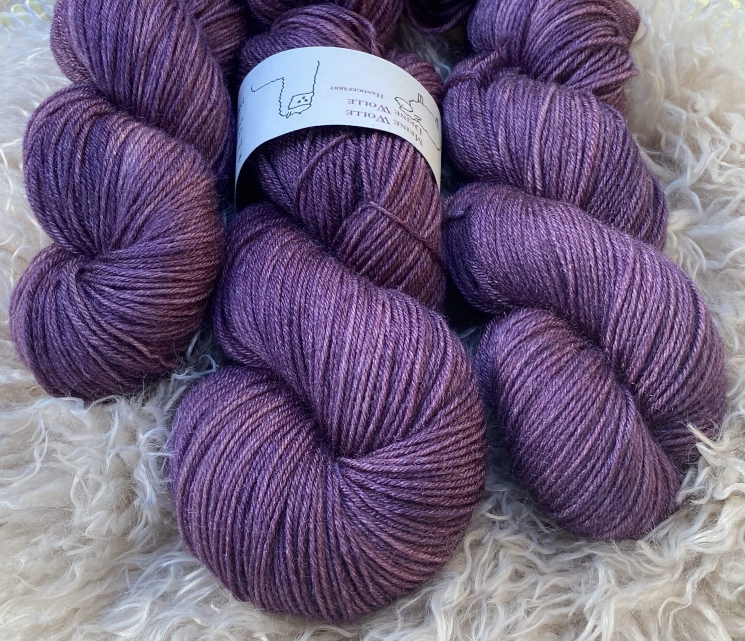 MerinoSeide 70/30 - semi solid - Velvet Night – Bild 2