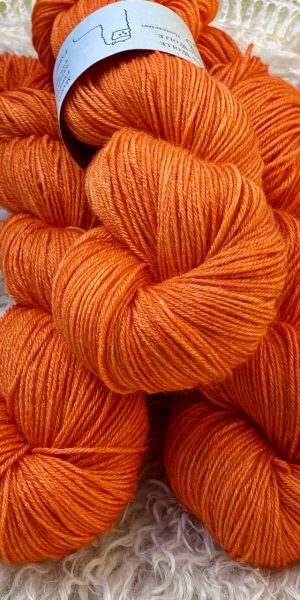 MerinoSeide 70/30 - semi solid - Tangerine