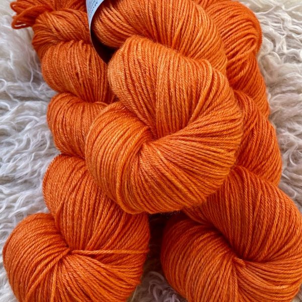MerinoSeide 70/30 - semi solid - Tangerine