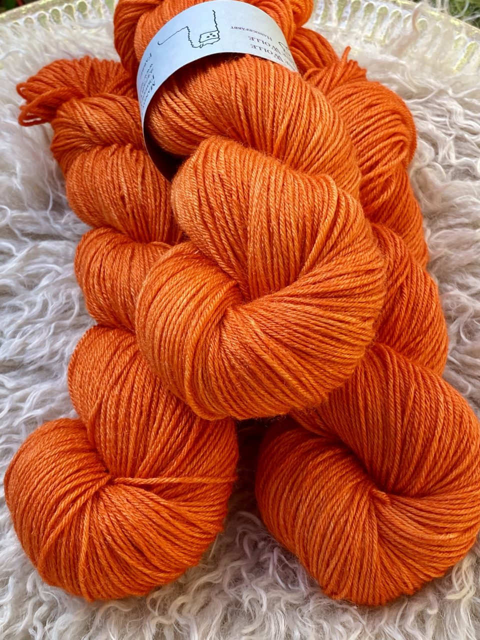 MerinoSeide 70/30 - semi solid - Tangerine