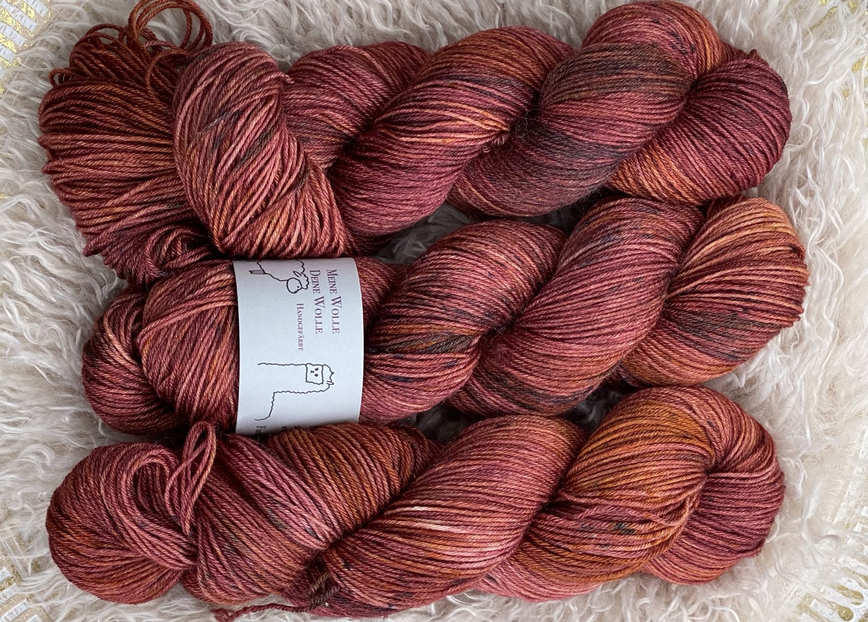 MerinoSeide 70/30 - Aged Copper – Bild 3