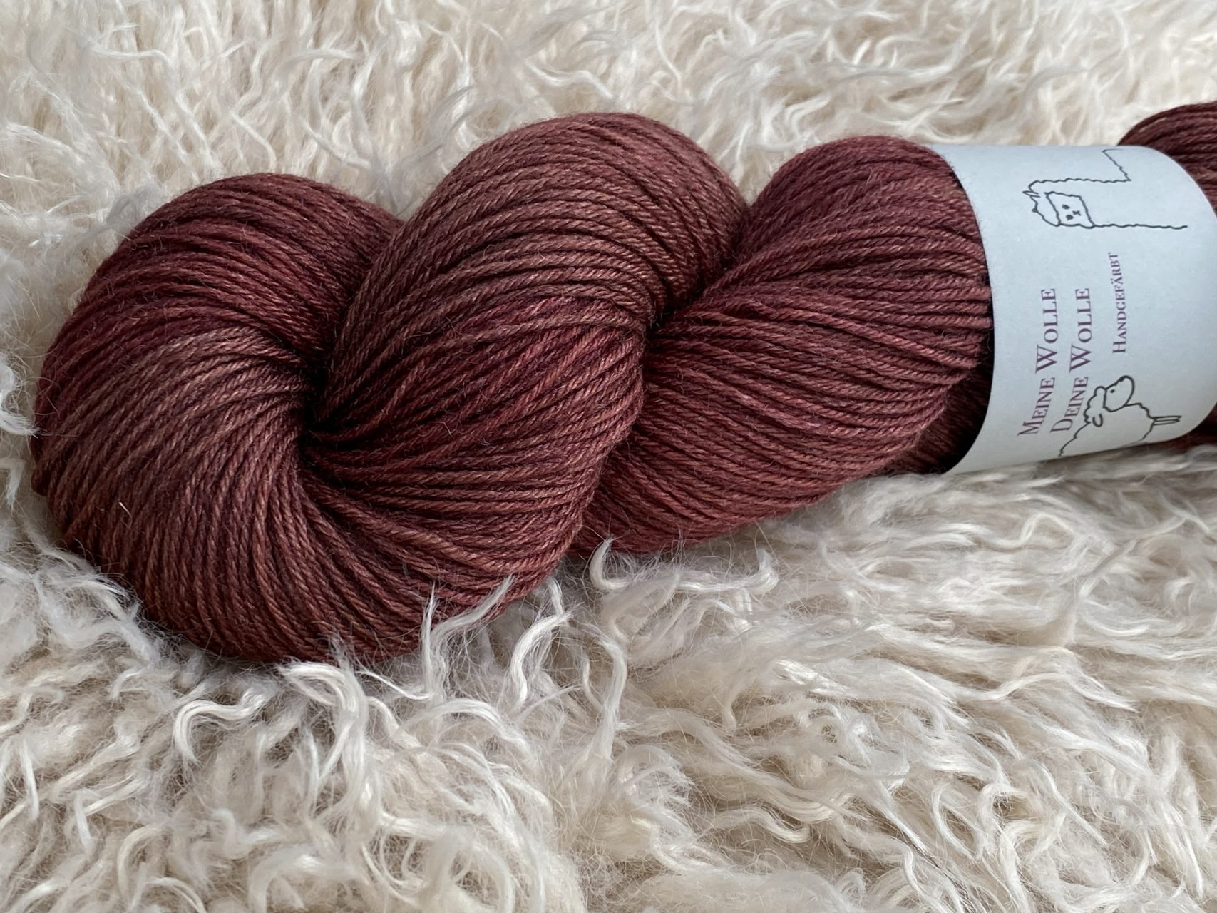 MerinoSeide 70/30 - semi solid - Chestnut – Bild 2