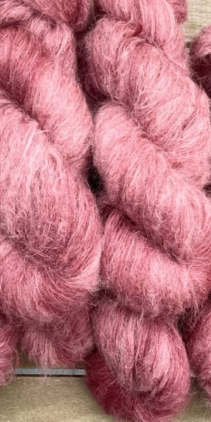 Federleicht Baby Suri|Seide 50g - semi solid - Wine