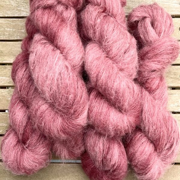 Federleicht Baby Suri|Seide 50g - semi solid - Wine