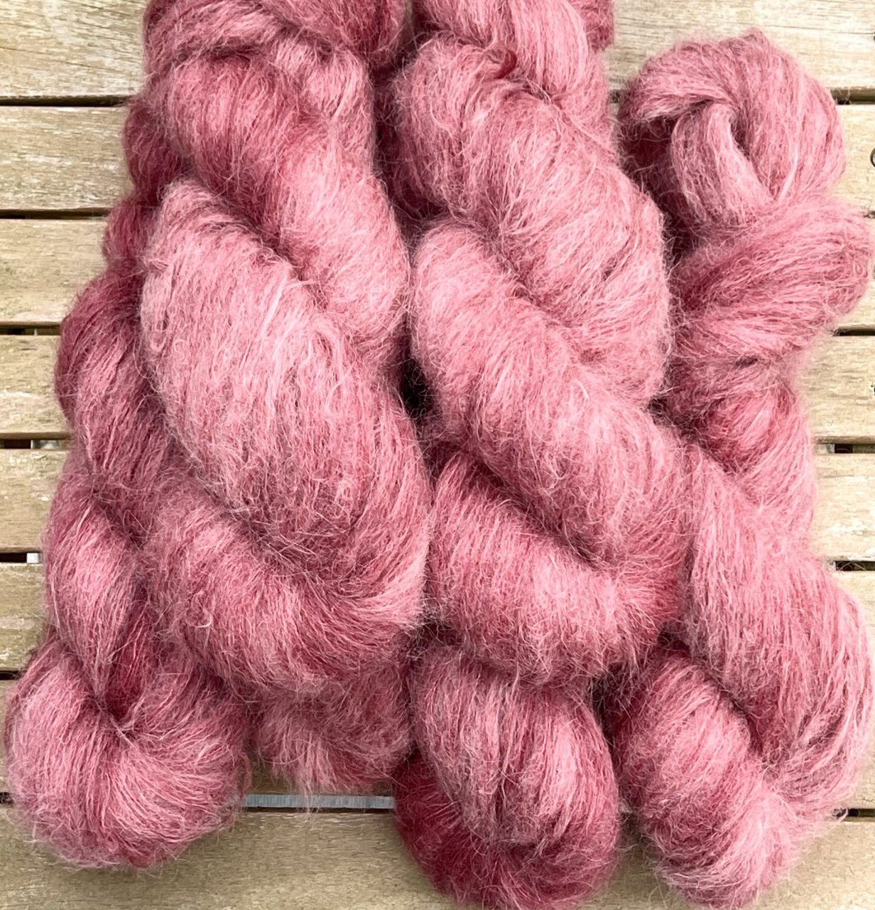 Federleicht Baby Suri|Seide 50g - semi solid - Wine