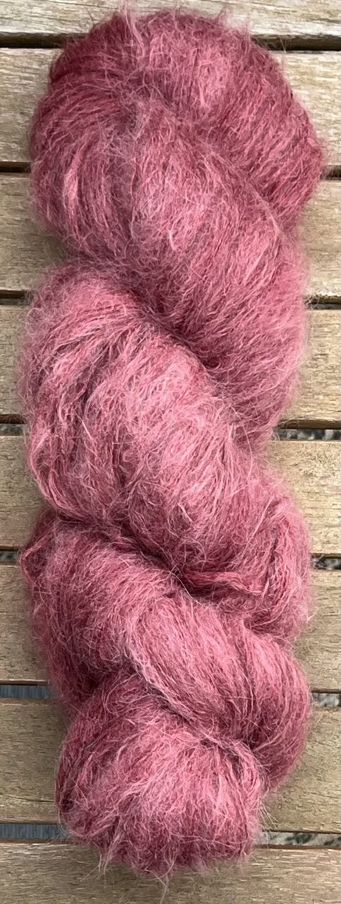 Federleicht Baby Suri|Seide 50g - semi solid - Wine – Bild 2