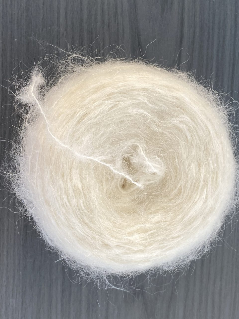 Wolluminös Mohair - Natural – Bild 4