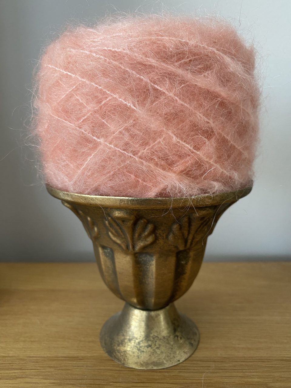 Wolluminös Mohair - semi solid - Salmon – Bild 2