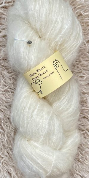 Wolluminös Mohair - Natural