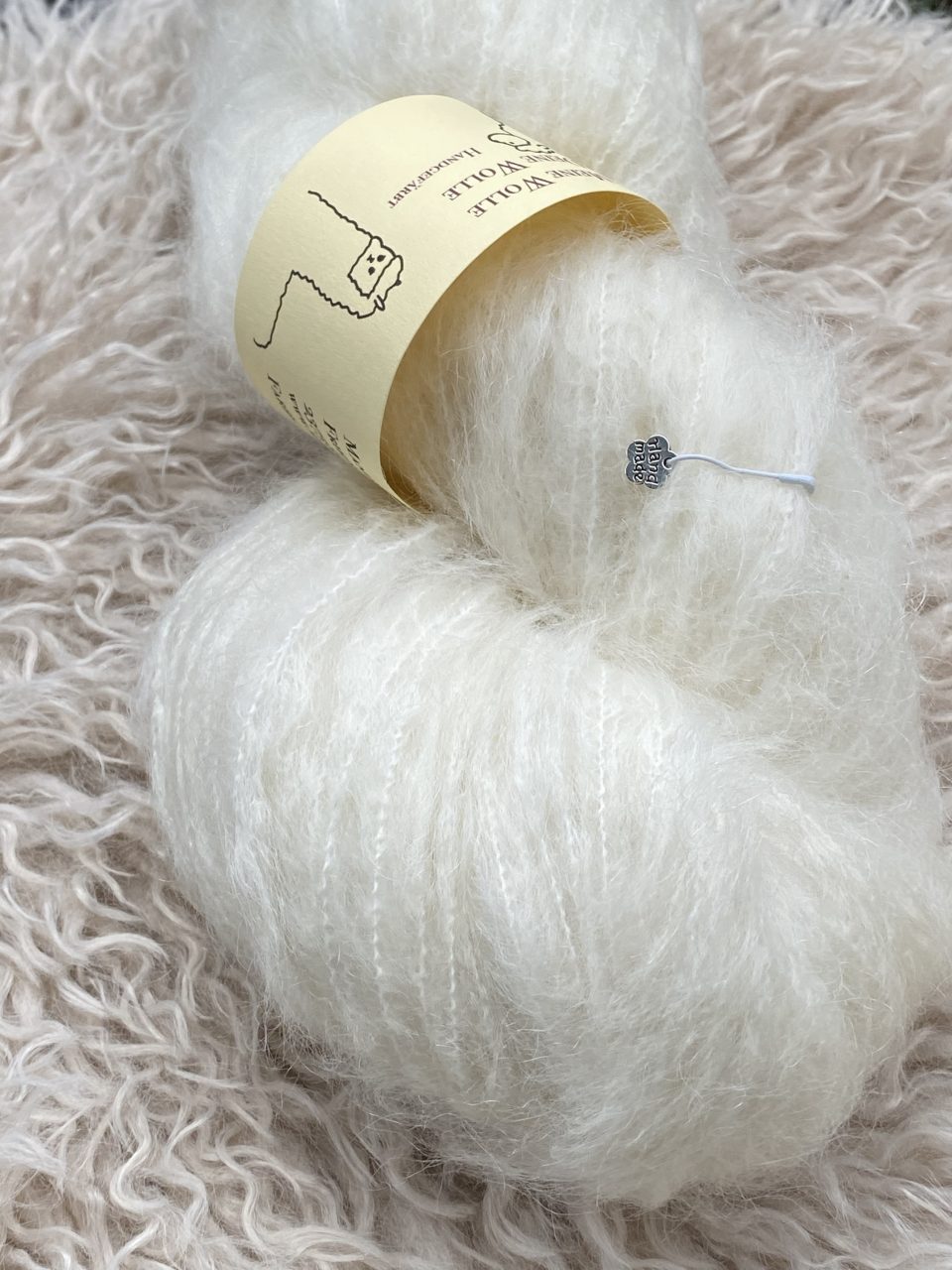Wolluminös Mohair - Natural – Bild 2