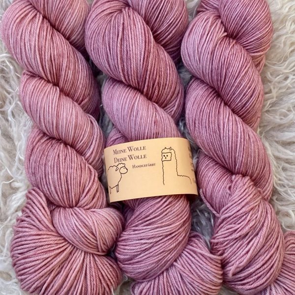 Merino 16 Micron - semi solid - Blooming Heather