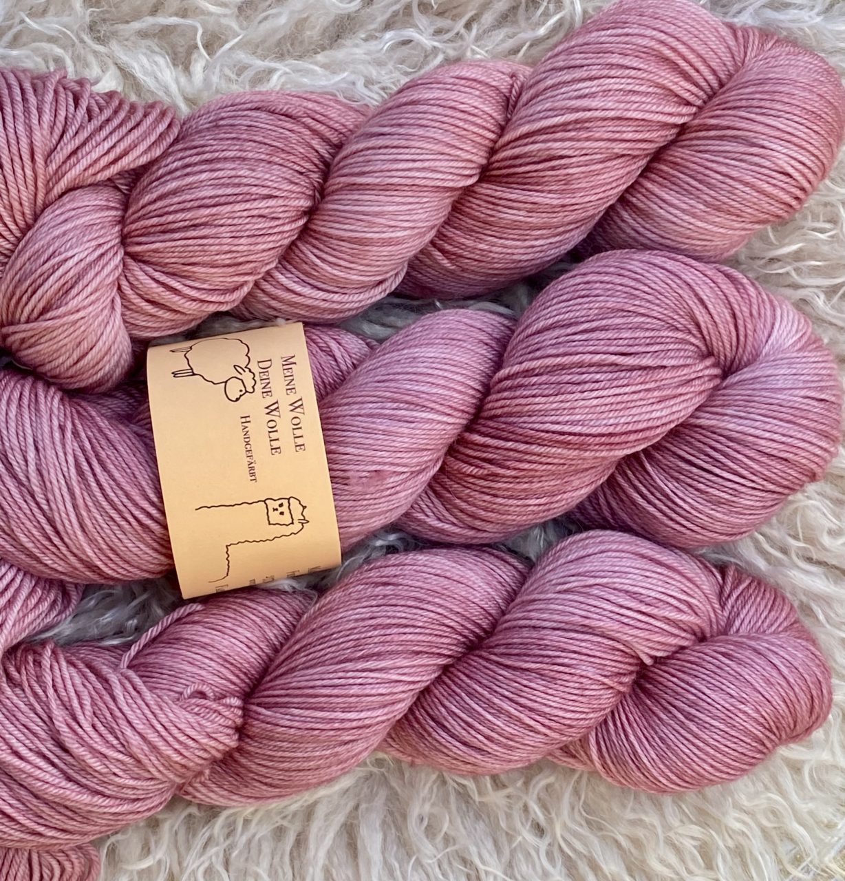 Merino 16 Micron - semi solid - Blooming Heather – Bild 3