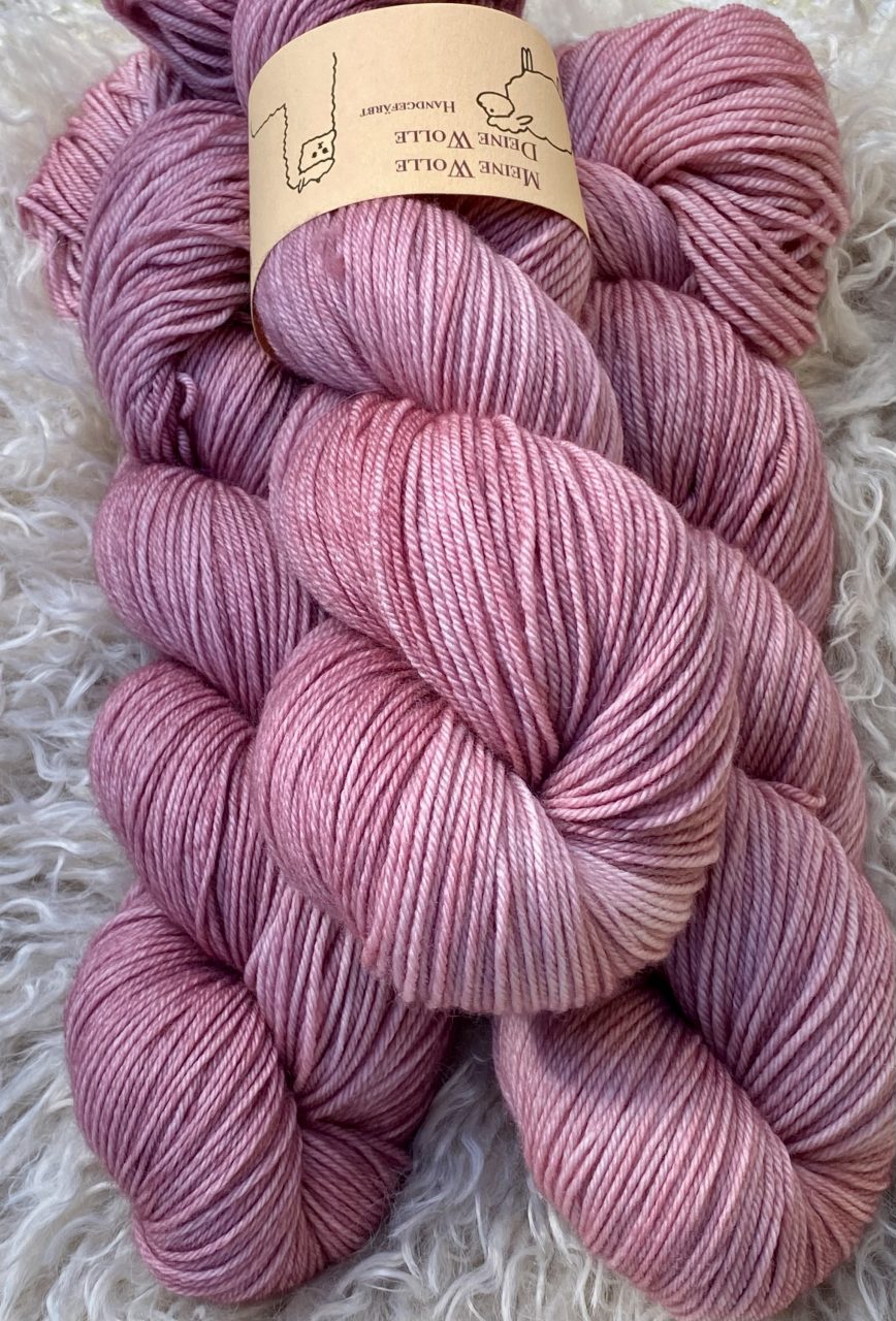 Merino 16 Micron - semi solid - Blooming Heather – Bild 2