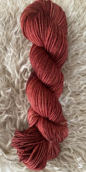 Merino 16 Micron - semi solid - Red Autumn