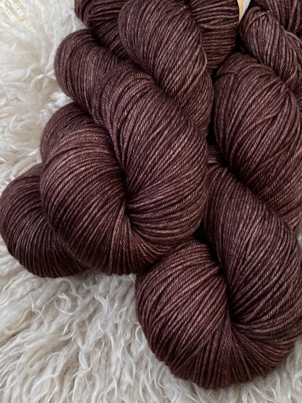 Merino 16 Micron - semi solid - Warm Chocolate – Bild 2