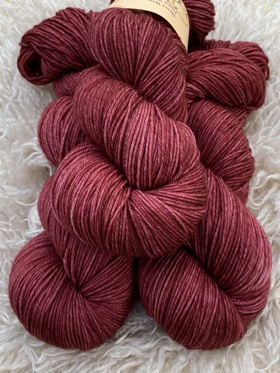 Merino 16 Micron - semi solid - Wine – Bild 2
