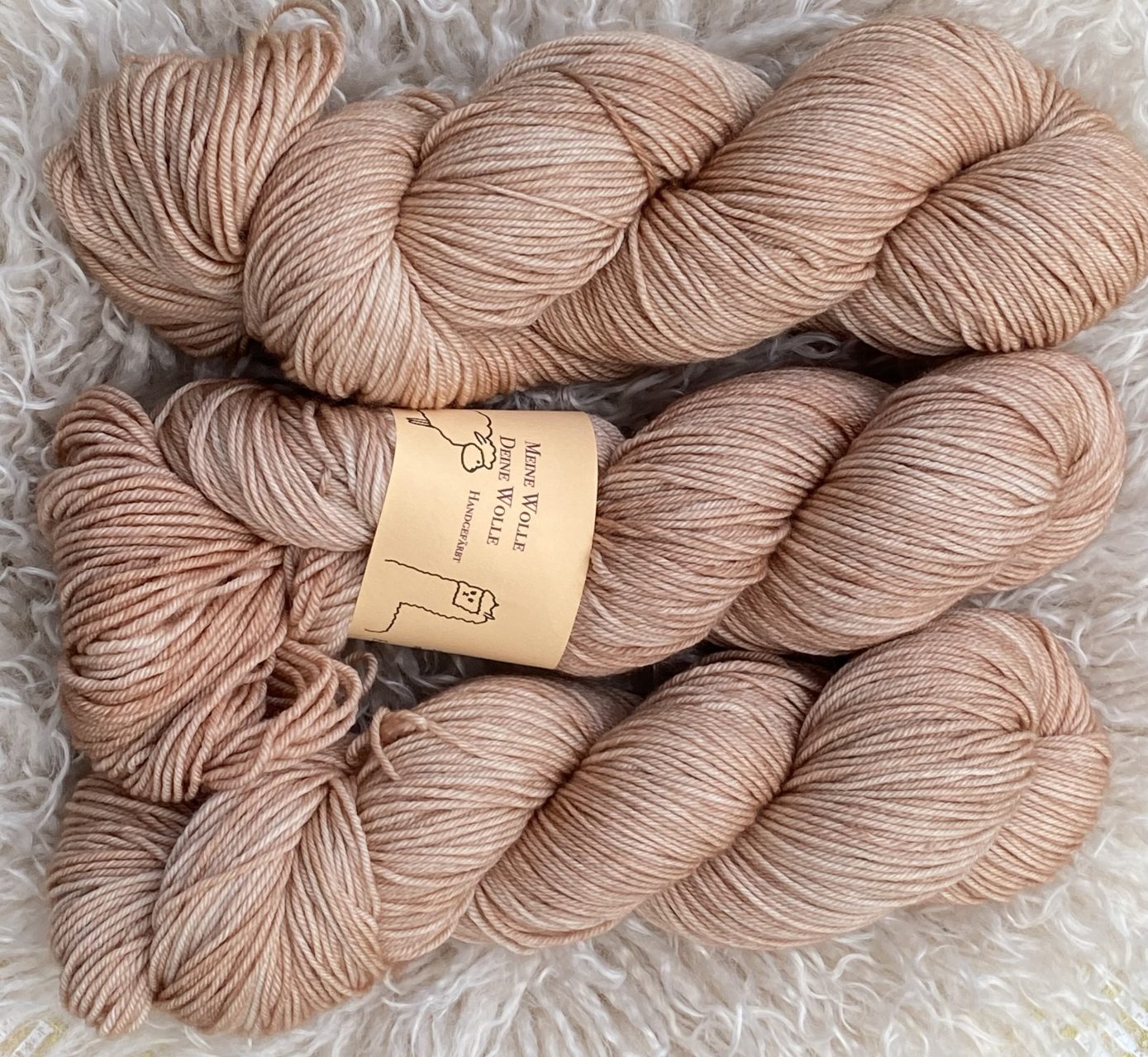 Merino 16 Micron - semi solid - Desert Parchment – Bild 2