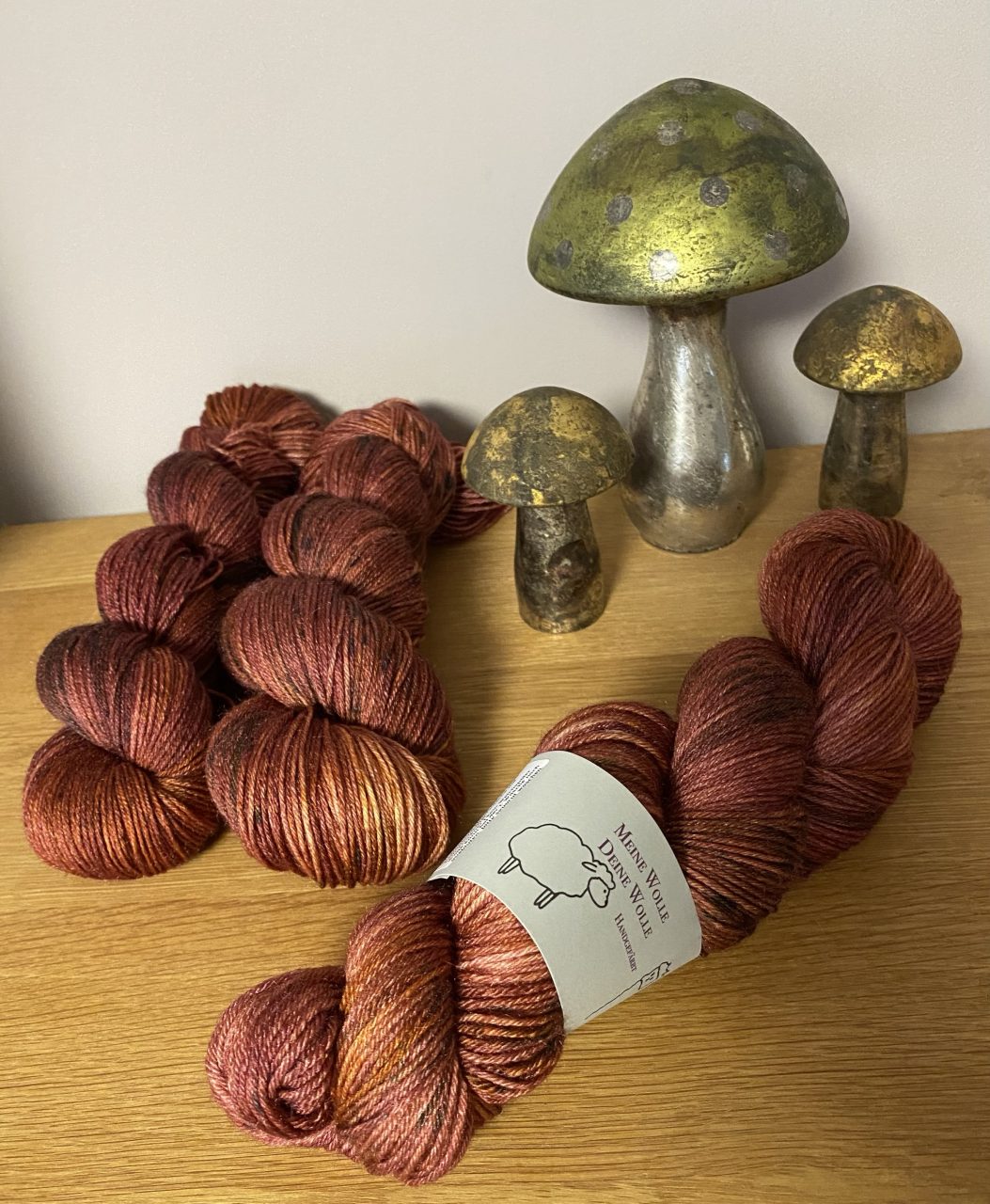 MerinoSeide 70/30 - Aged Copper – Bild 4